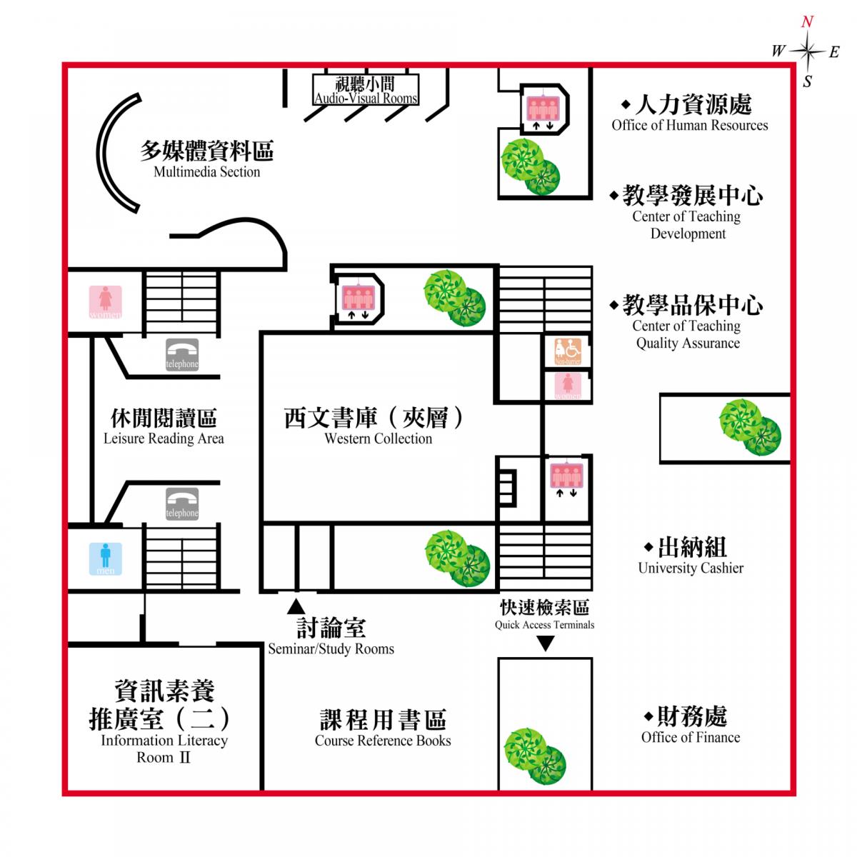 Feng Chia University Library Floor Plan F3
